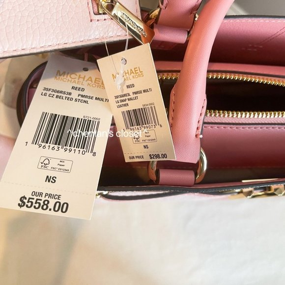 🌸NeW! Michael Kors Reed LG Satchel &Wallet Set - Picture 12 of 13